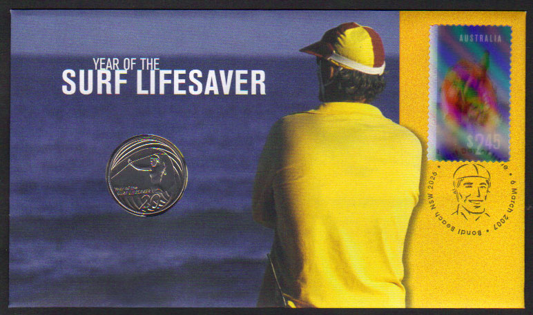 2007 Australia 20 Cents PNC (Surf Lifesavers) K000042
